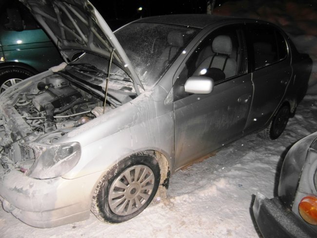 ОНД (по г. Радужный) Пожар в автомобиле 18 февраля 2016 года.