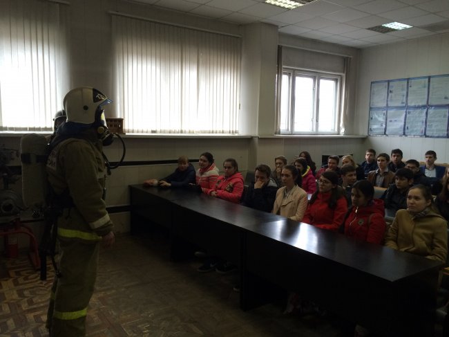 ОНДиПР (по г. Радужному) Открытый урок по ОБЖ в стенах пожарной части.